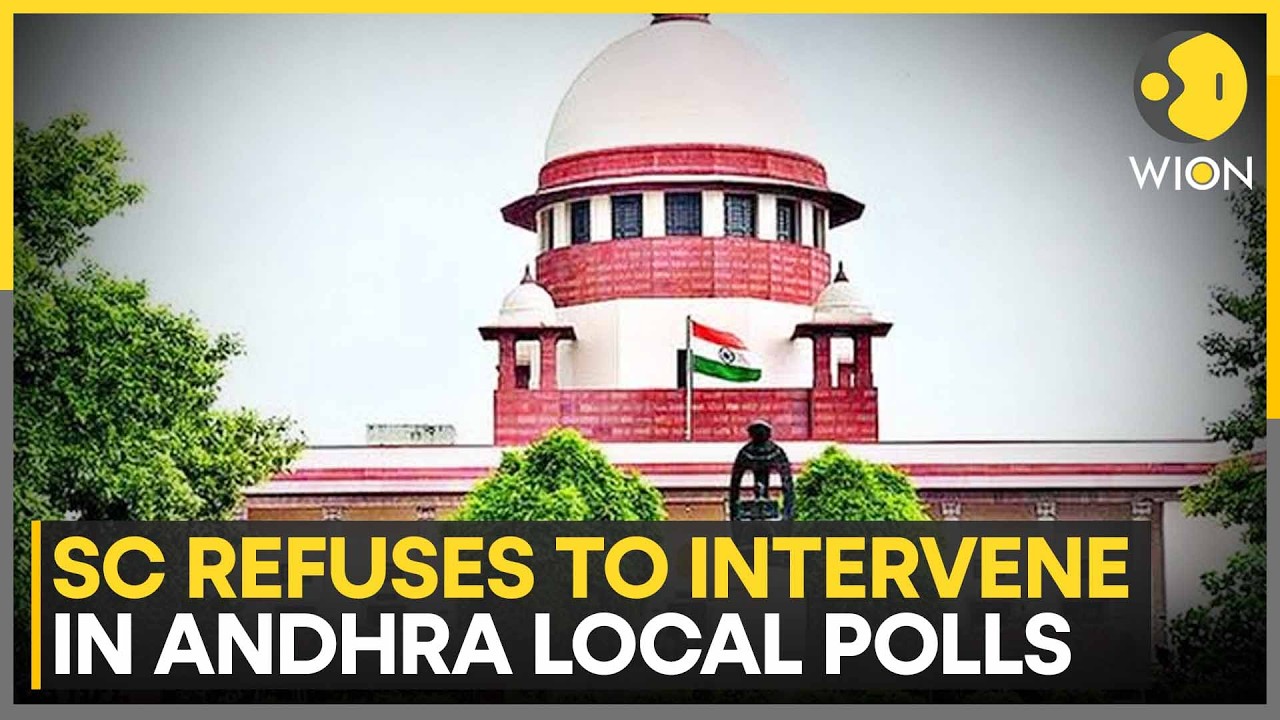Andhra Pradesh: Supreme Court Declines To Postpone Local Body Polls | WION