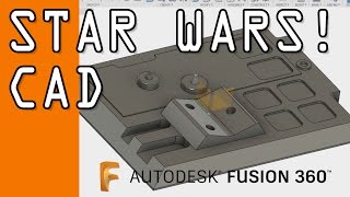 Fusion 360 CAD: Star Wars X-Wing Fighter Best Plate! FF60