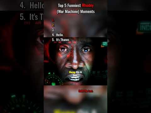 Top 5 Funniest Rhodey (War Machine) Moments. 😂