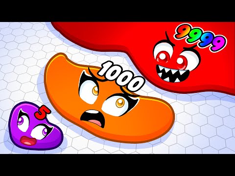 Becoming the Biggest SLIME to Eat My Friends in Roblox