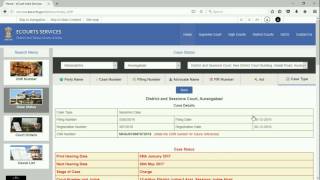 Case Type search – Case Status;?>