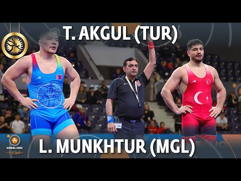 GOLD FS - 125 kg: T. AKGUL (TUR) v. L. MUNKHTUR (MGL)