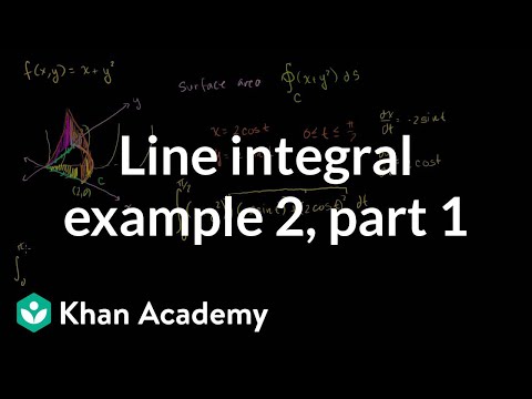 Line Integral Example 2 Part 1