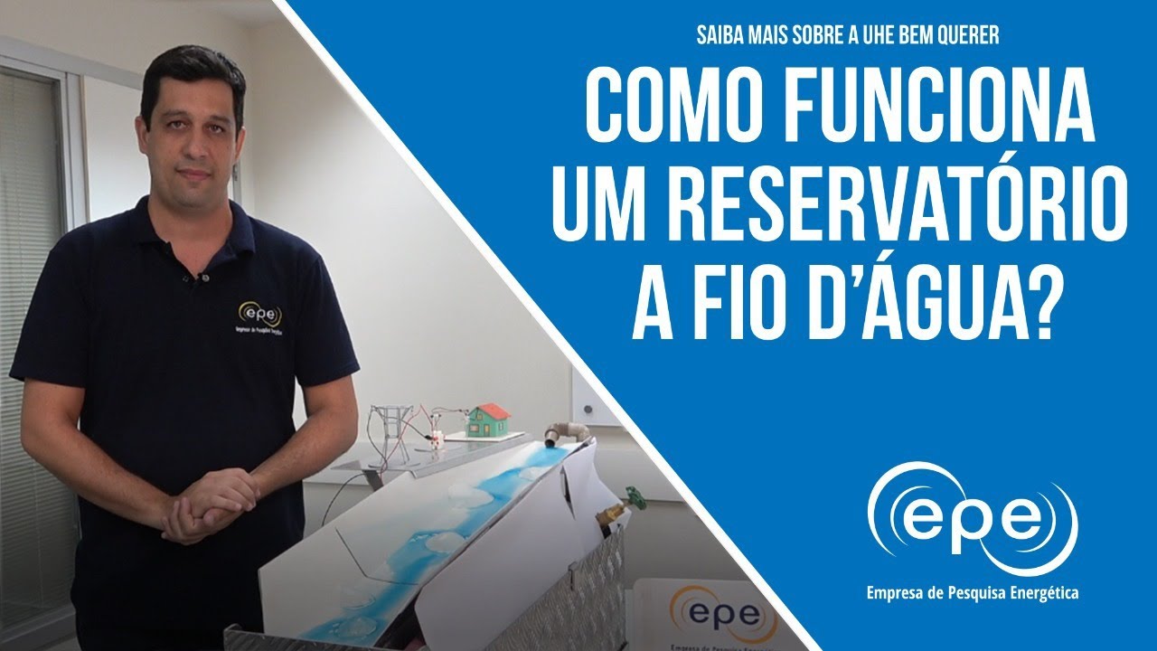 Como funciona o reservatório a fio d'água?