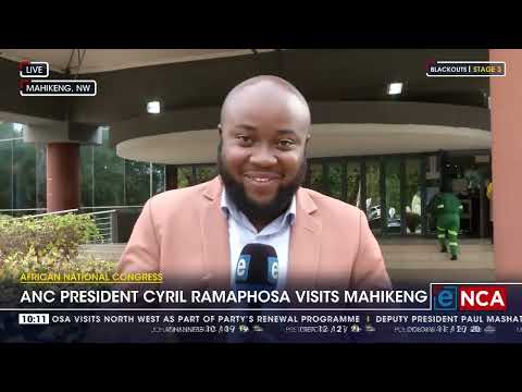 ANC president visits Mahikeng