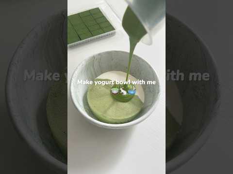 Make yogurt bowl with me #asmr #food #lifestyle #satisfying #foodie #healthyfood #yogurt