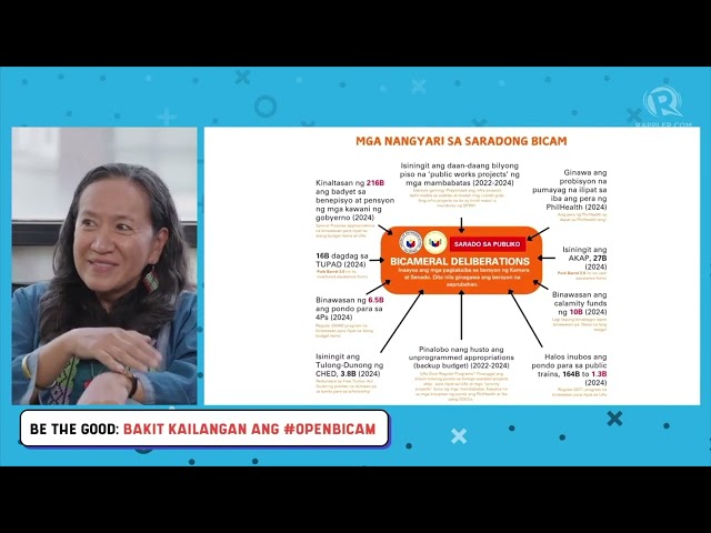 Sumali si Rappler sa higit sa 100 mga pangkat, mga indibidwal na nanawagan ng transparency sa badyet, proseso ng paggawa ng batas