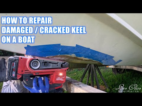 FIBERGLASS KEEL DAMAGE || CAN WE SAVE IT?