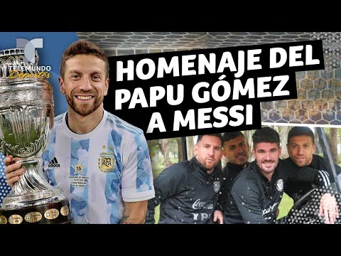 Papu Gómez homenajea a Leo Messi por la Copa América | Telemundo Deportes