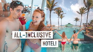 Better Than a Cruise Ship?! - Our First ALL INCLUSIVE HOTEL in Cancun, Mexico! (Iberostar Prestige)