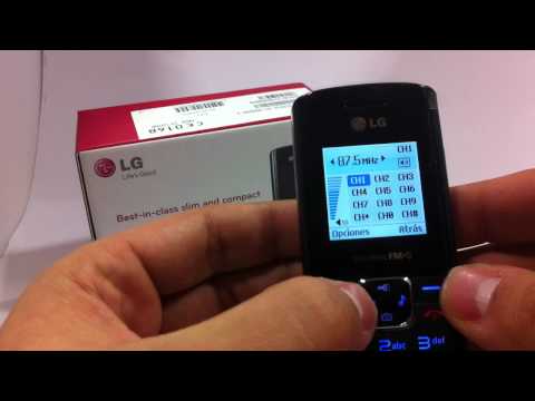 LG GS155. Demostracion a cargo de Andotel.com
