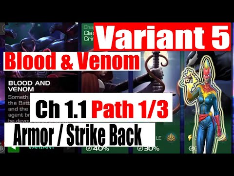 Variant 5 Ch 1.1 ! Initial Completion ! Path 1/3 (Easy Path) - Marvel Contest of Champions