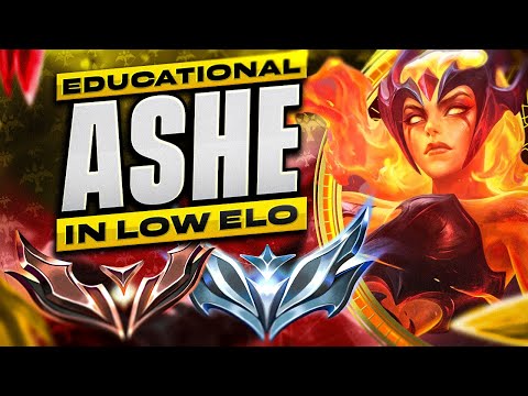 Low Elo Ashe Guide - Ashe ADC Gameplay Guide | League of Legends