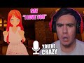 SHE S KEEPING ME PRISONER IN HER HOUSE UNTIL I TELL HER I LOVE HER INTO MY MICROPHONE