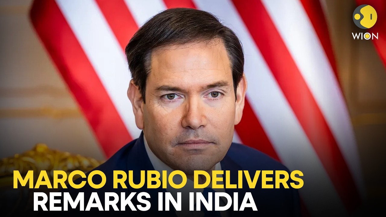 LIVE: US Secretary of State Marco Rubio Delivers Remarks at a US Embassy in India | WION Live