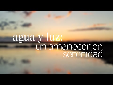 Agua y luz: un amanecer en serenidad | @monte.caseros 