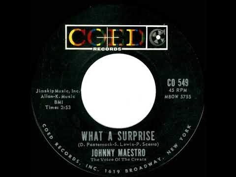 1961 HITS ARCHIVE: What A Surprise - Johnny Maestro