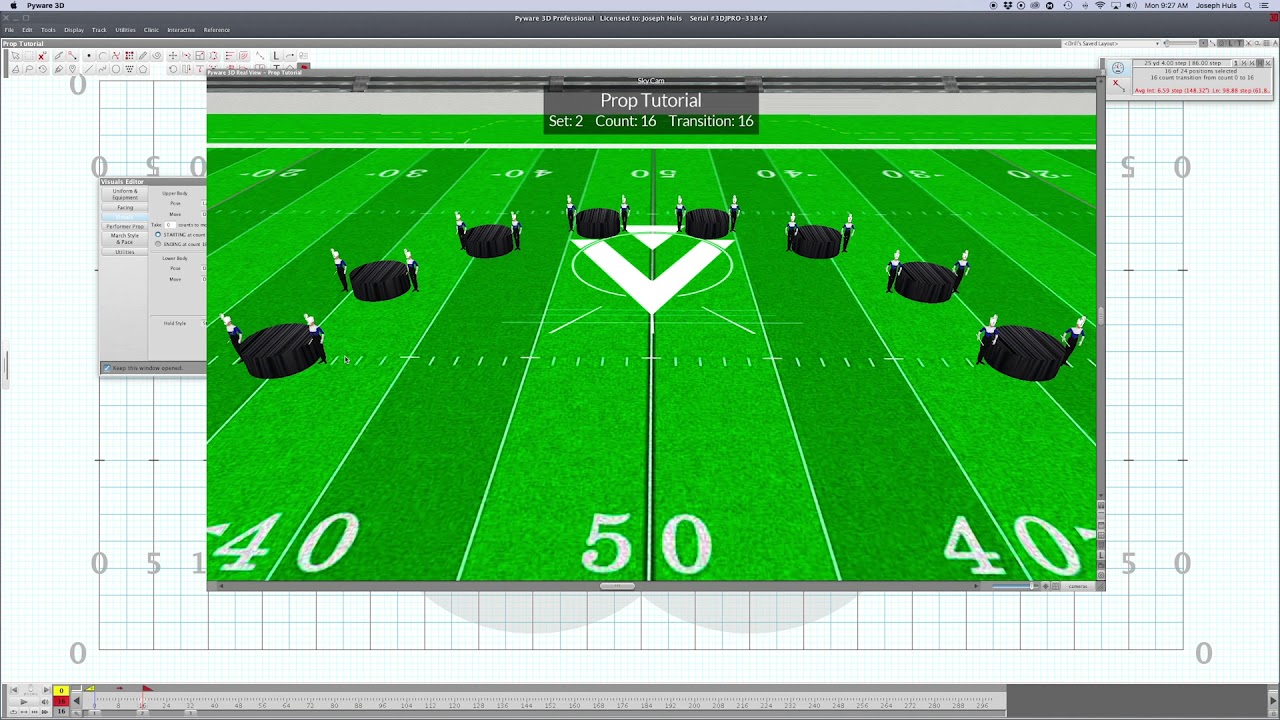 2-Min Drill -  Pyware Tutorials - Moving Props