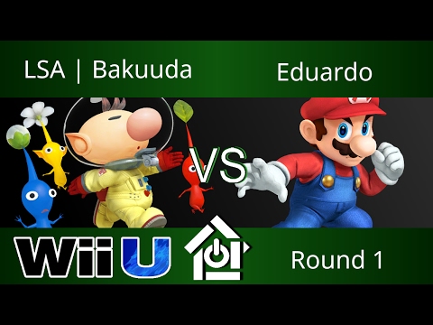 Typo House Macon 5/9/17 - LSA | Bakuuda (Olimar) vs Eduardo (Mario) - Smash 4 Round 1