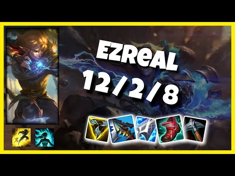 Ezreal vs Ashe EU Challenger BOT (12/2/8) Gameplay Replay - Patch 10.23