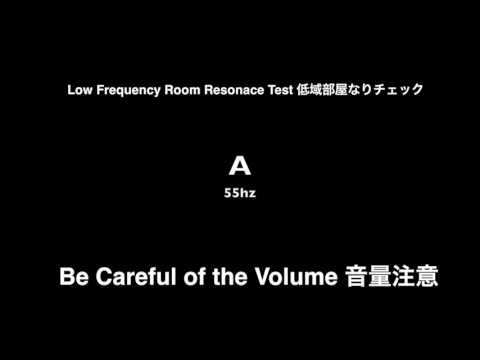 Low Frequency Room Resonance Test