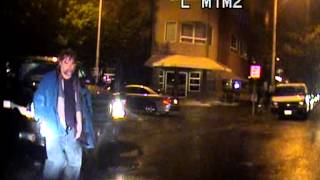 Homeless man body slammed