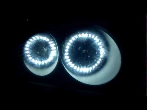2003 Hyundai Tiburon full LED upgrade + Angel Eyes