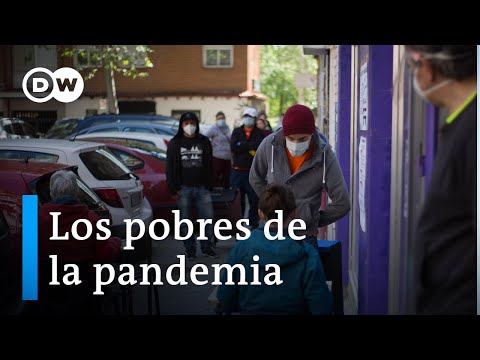 Las colas del hambre aumentan en Madrid
