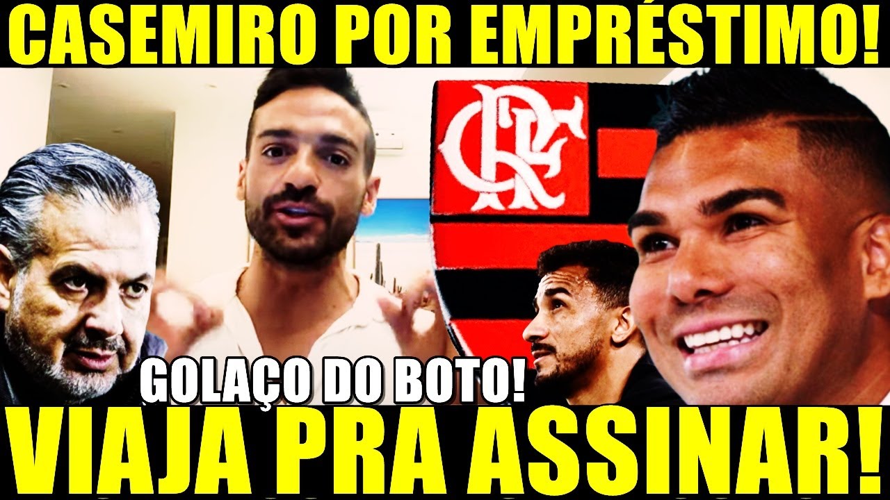 URGENTE!!! UNITED LIBERA CASEMIRO PRA JOGAR NO FLAMENGO! JOGADOR CHEGA PRA ASSINAR! GOLAÇO DE BOTO!