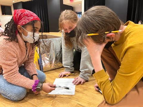 A full Time Travel Journeys event with 6th graders