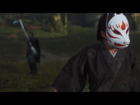 Ghost of Tsushima mask on gameplay walkthrough - Ishikawa Tales #01 Finding Tomoe