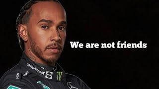 Lewis Hamilton opens up about himself and max Verstappen #f1 #lewishamilton #maxverstappen