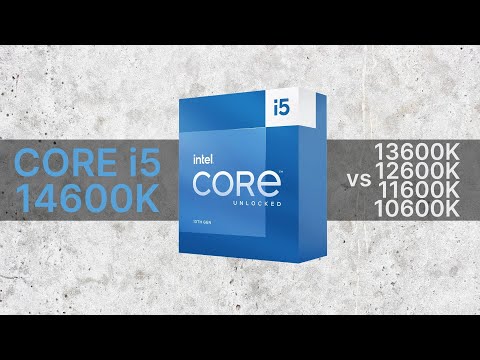 Intel Core i5-14600K vs i5-13600K vs 12600K vs 11600K vs 10600K (2020-2023): Evolution / Comparison
