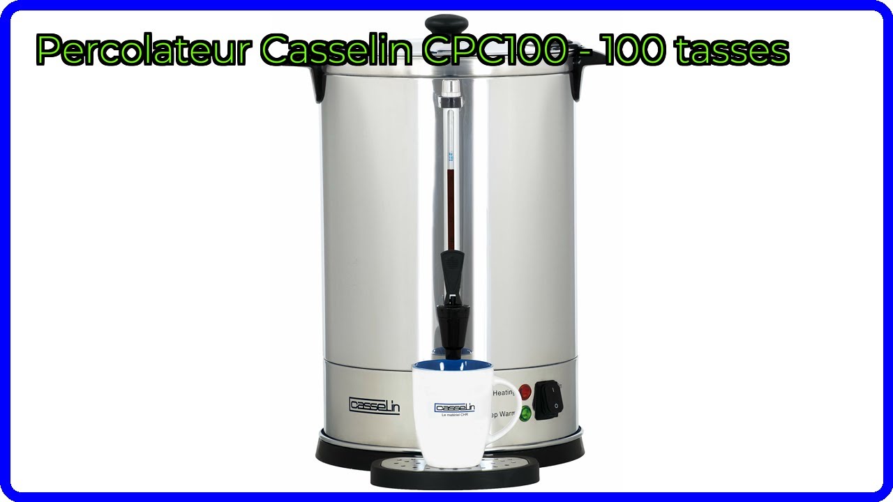 Percolateur à Café 100 Tasses