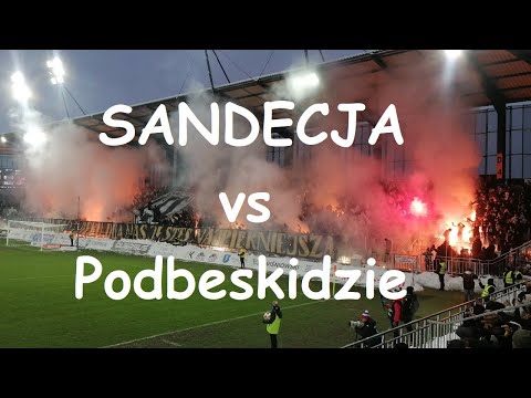SANDECJA NOWY SĄCZ - Podbeskidzie BB 0:0 (23 XI 2025) -OPRAWA z okazji 115 lecie SANDECJI