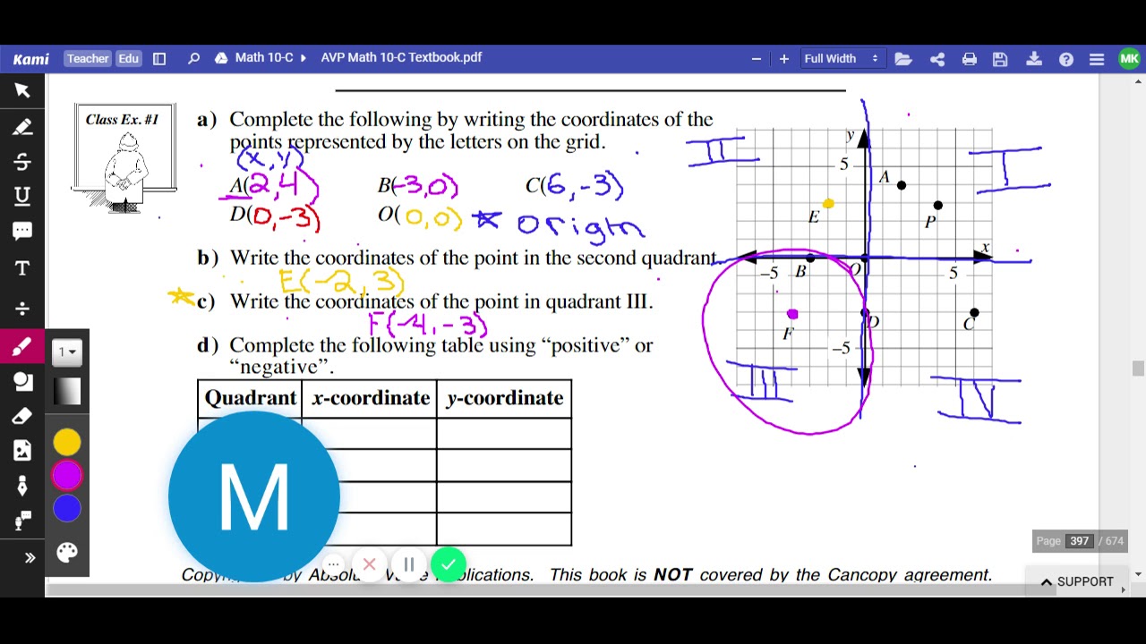 Math 10-C Unit 4 Lesson 1 - Review of Graphs