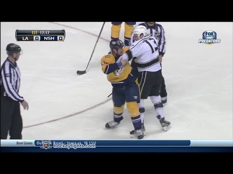 Kyle Clifford vs Matt Hendricks Dec 28, 2013