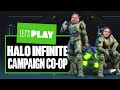 Let's Play Halo Infinite Campaign Co-op Beta Gameplay - MASTER CHUMPS!