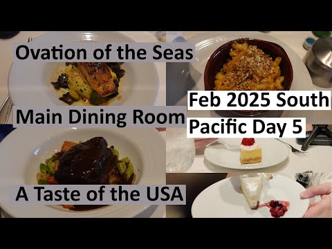 Thumbnail for Main Dining Room "A Taste of the USA" Ovation of the Seas February 2025
