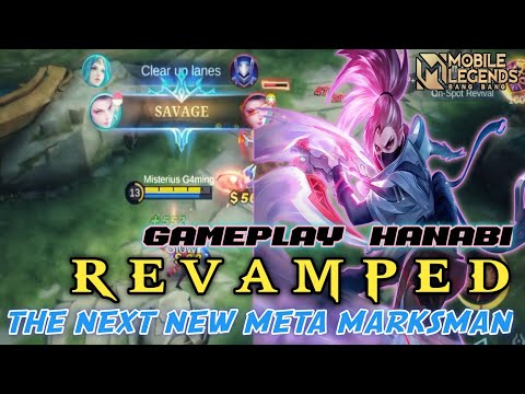 Hanabi New Revamped Marksman OP 2022 Gameplay - Mobile Legends Bang-bang