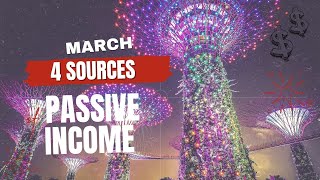 Passive Income Report for March in Singapore by a 40.5 year old Retiree
