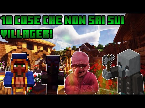 MINECRAFT: 10 COSE CHE NON SAI SUI VILLAGER!