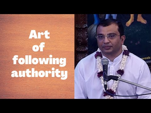 25th Sep 2022| H.G. Sridama Prabhu | Art of following authority | ISKCON Chowpatty.
