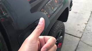 Chevrolet Colorado - how to open fuel door/Gas cap