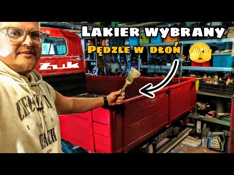 JAKIE KOLORY DLA #Żuk Żony? S02E02 LAKIER na pakę! Pędzlem? 🫣 #MotoQba #gratem #projekt #pickup