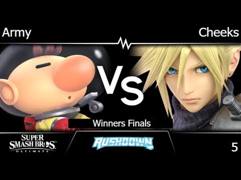 Rushdown 5 - GBSG | Army (Olimar) vs FRKS | Cheeks (Cloud) Winners Finals - SSBU