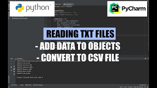 Reading and writing .txt and .csv files in Python 3
