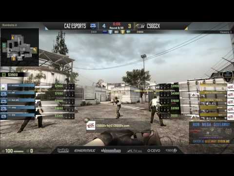 [UKCSGO] 23.05.2016 - CAZ vs CSGO2x.com @ RGN EU Closed Qualifier UBR1 Group A Map 1