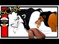 How To Draw SCAR From The Lion King