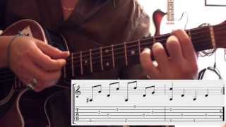 Number three (Ben Harper) - (Tuto guitare + UK Subtitles) + TABS